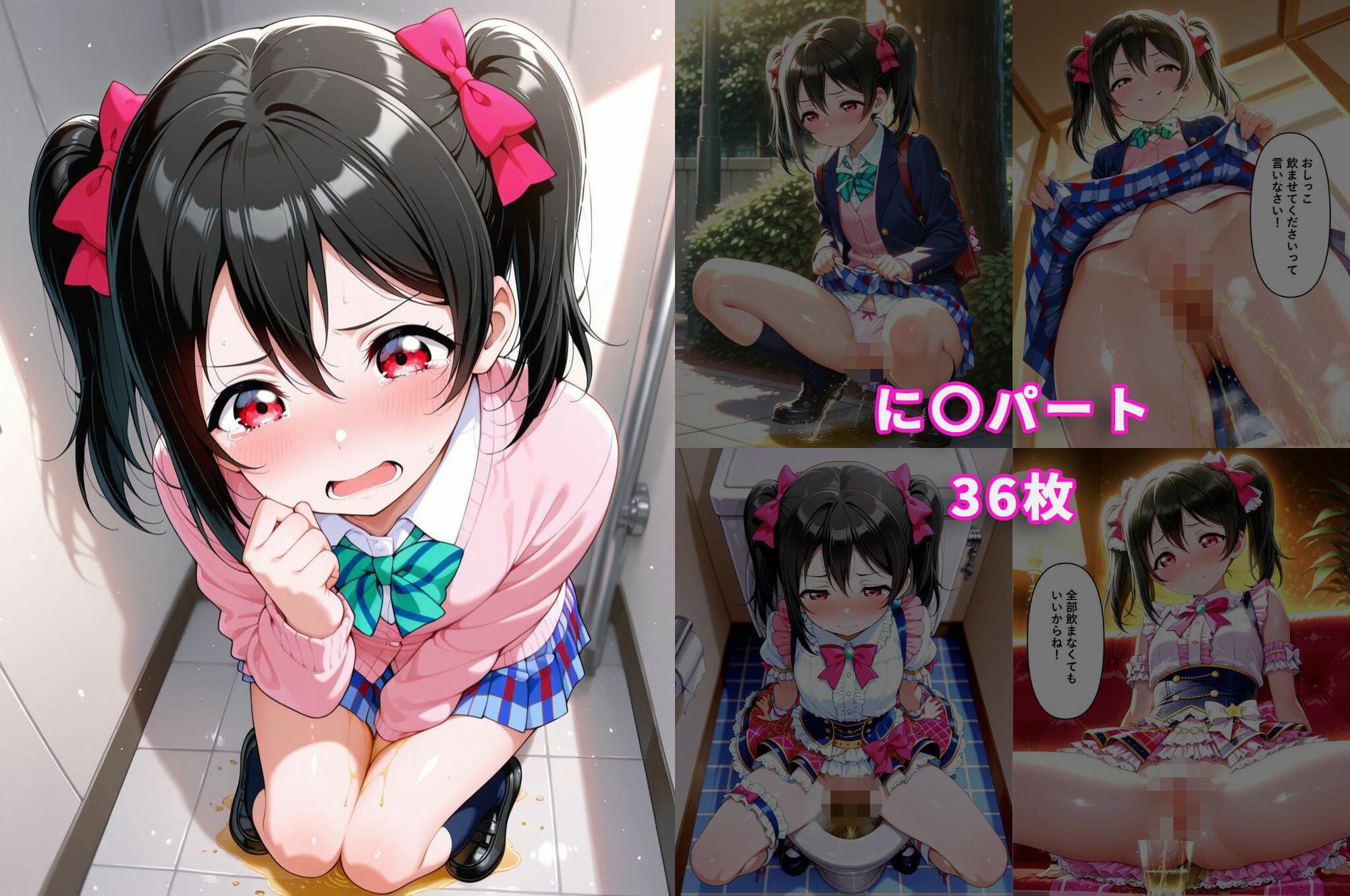 おしがまヒロイン（ラブラ〇ブ！〇’s） サンプル8ページ目