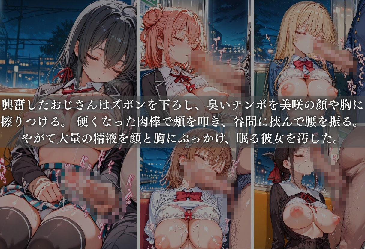 痴●列車ボテ腹END 〜キモおじリーマンに孕ませられる現役女子○生〜 Vol.3 サンプル4ページ目