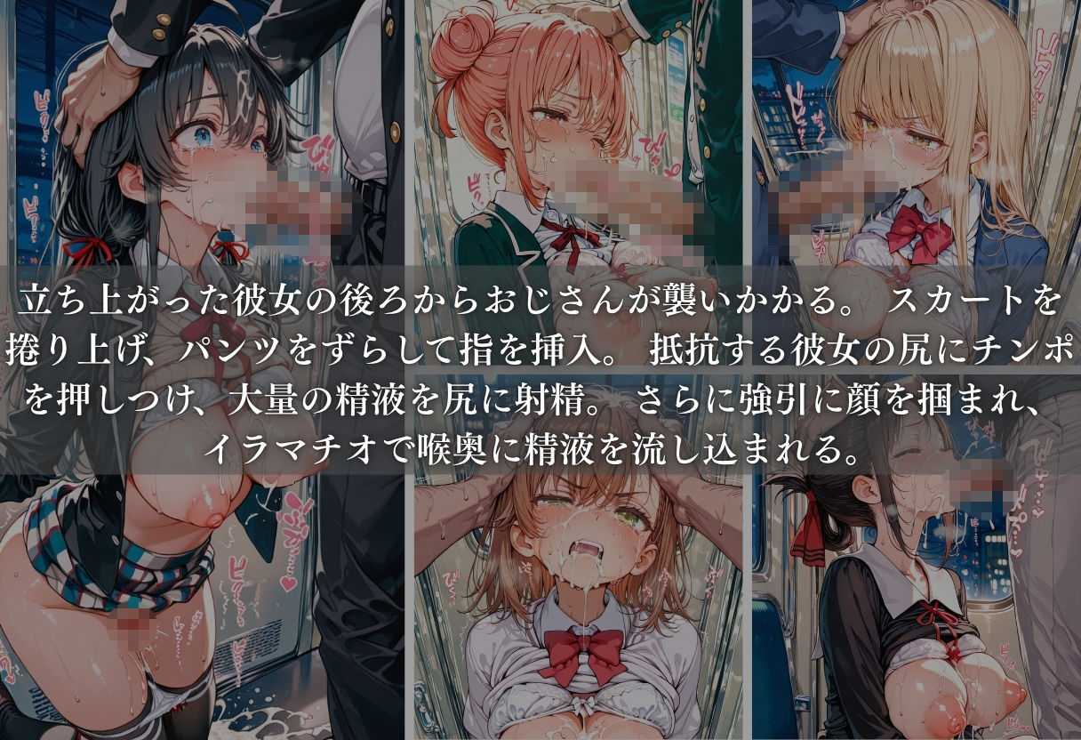 痴●列車ボテ腹END 〜キモおじリーマンに孕ませられる現役女子○生〜 Vol.3 サンプル6ページ目