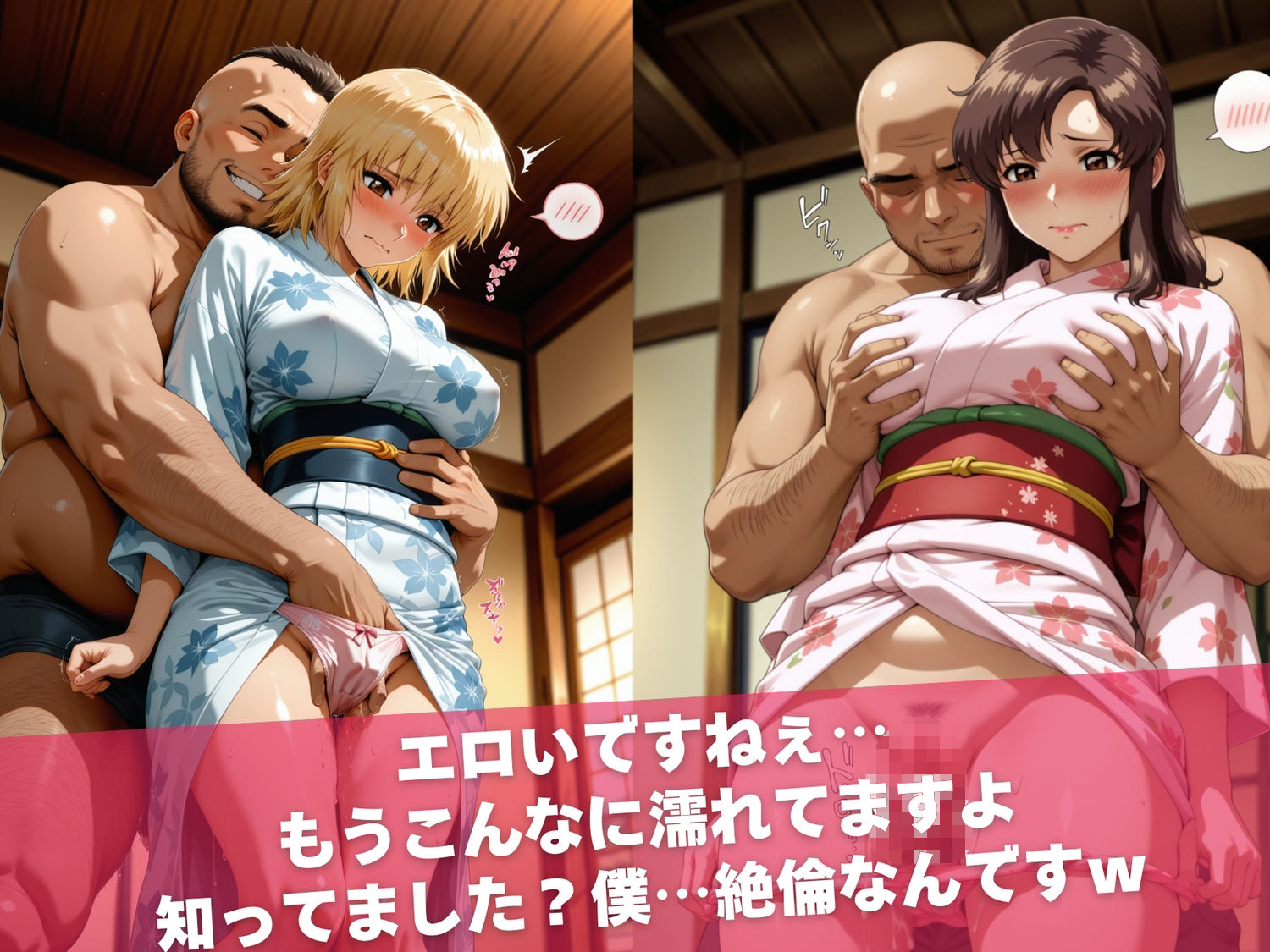 温泉宿の秘密（ハート）覗き見したら…〜ガ●ダムSEED〜 サンプル5ページ目