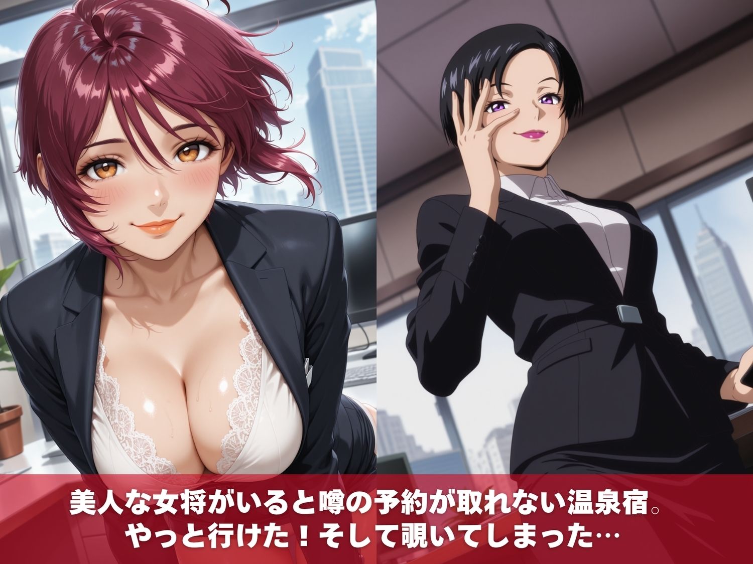 温泉宿の秘密（ハート）覗き見したら…〜ガ●ダムSEED2〜 サンプル1ページ目