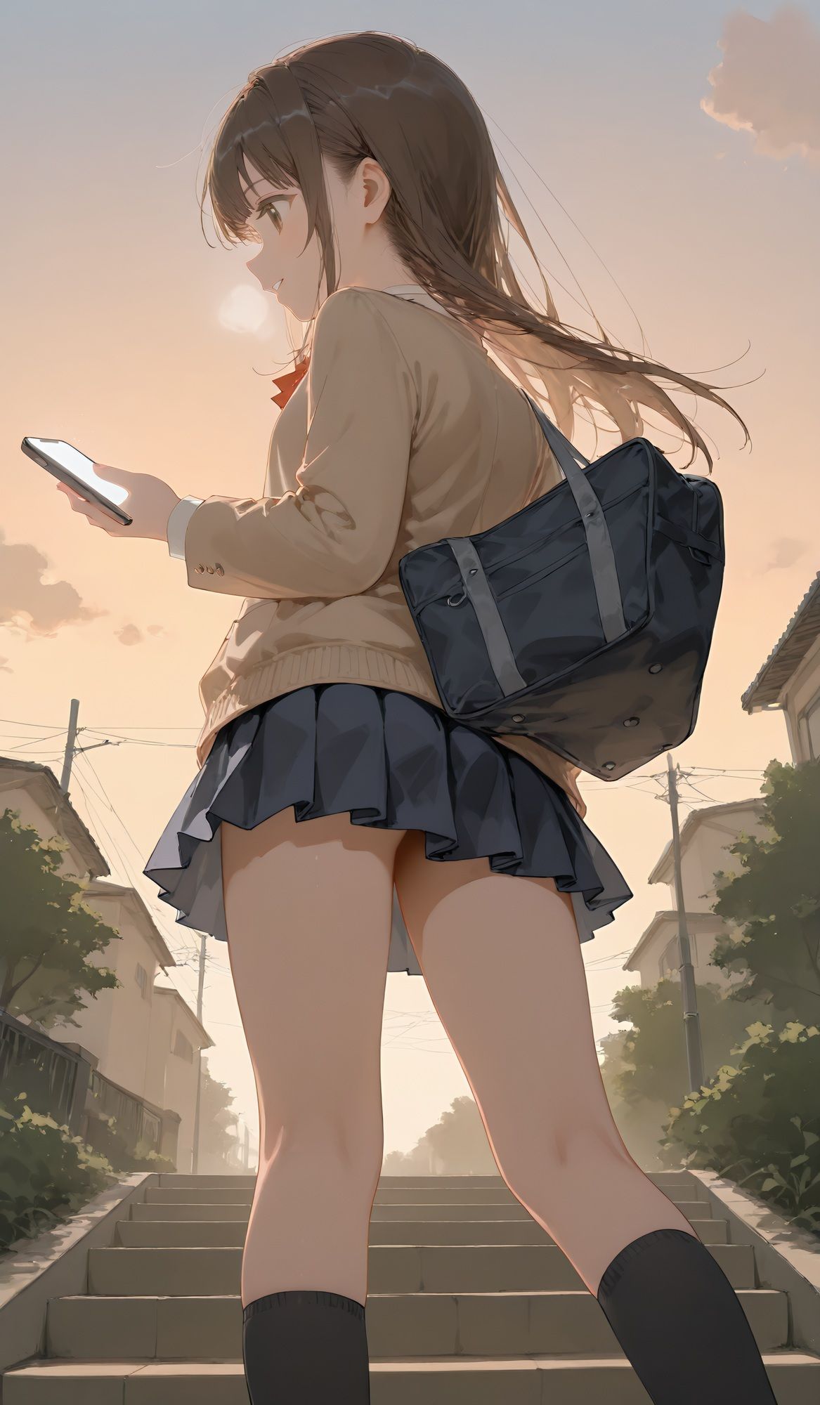 ひかがみ 登校編 サンプル2ページ目