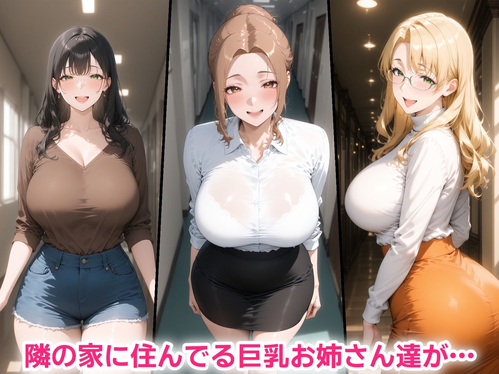 催●おじさんに寝取られる！隣の家のお姉さんたち〜全員メス堕ち・孕ませ〜 サンプル1ページ目