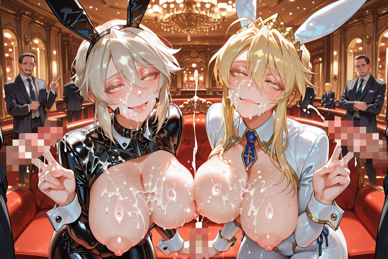FGO・白黒バニー危機一髪 サンプル10ページ目