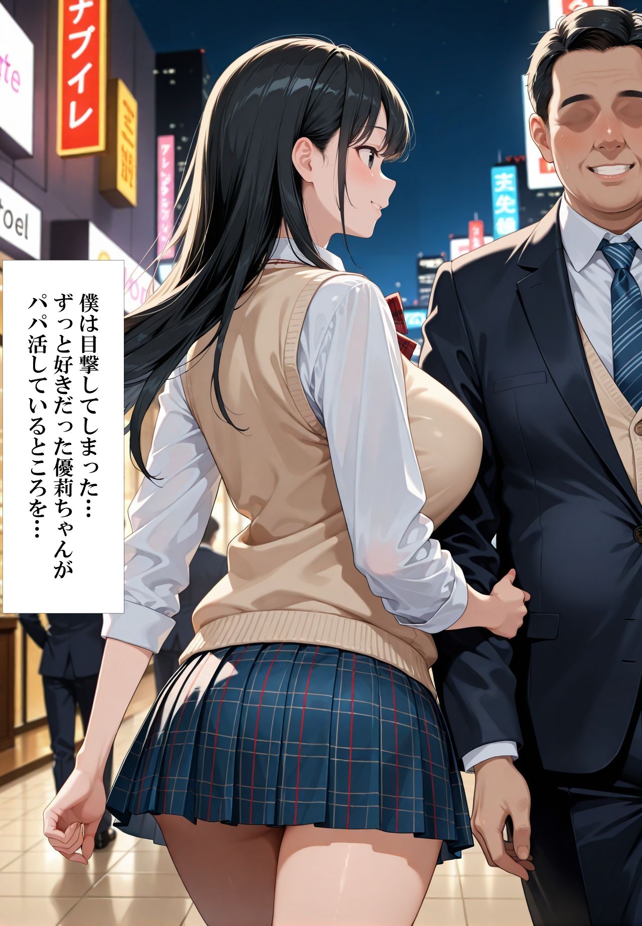 【セリフ付き】処女の彼女に種付け中出し サンプル1ページ目