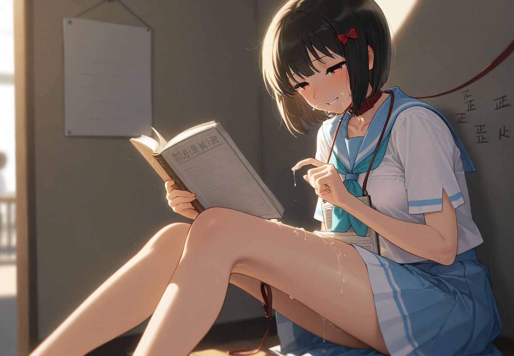 清楚JK彼女が文化祭で「全員の精液受けます」って公衆便器化www 響〇！ユーフォニアム02 サンプル6ページ目