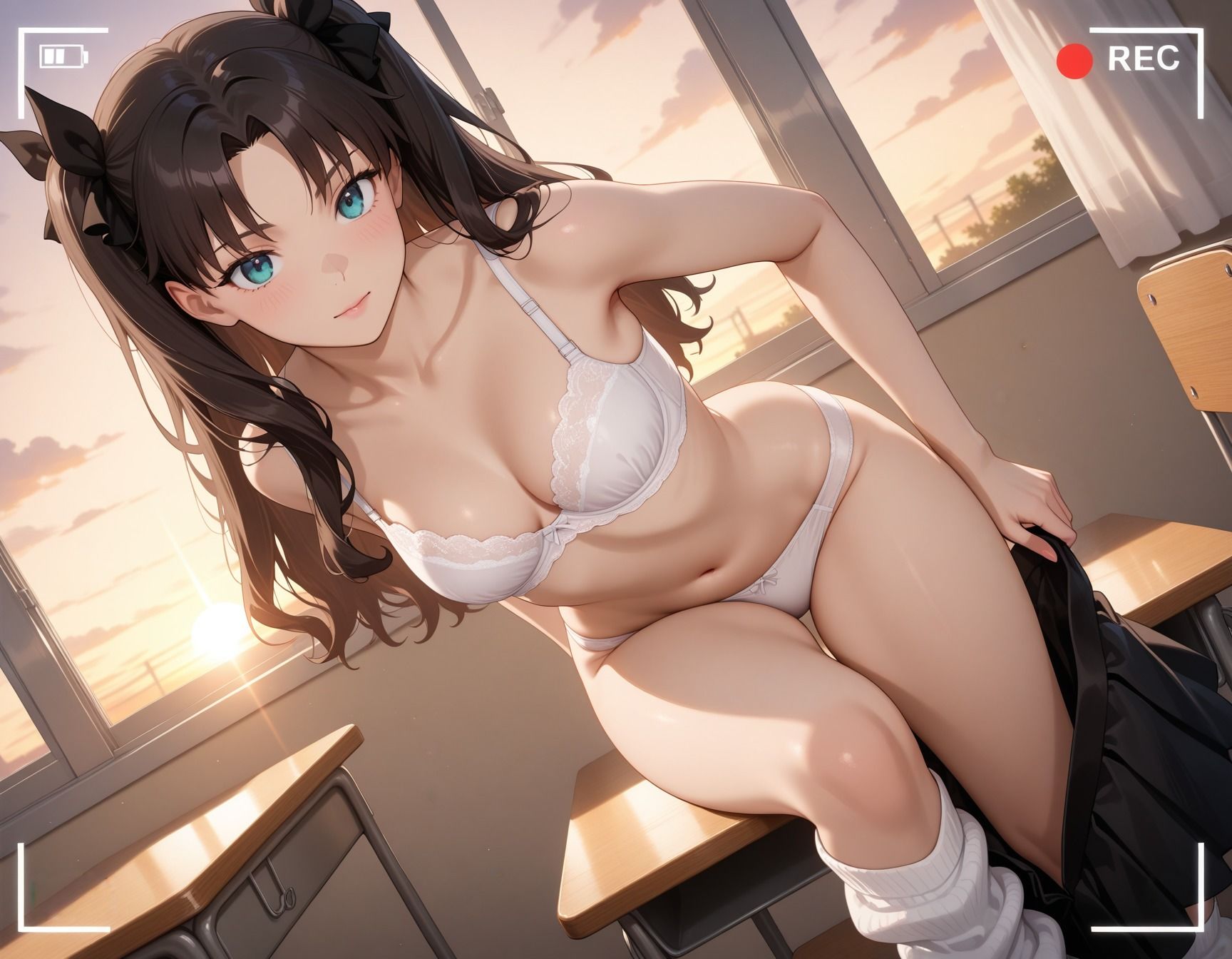 放課後の教室でキモ男に犯●れた少女 サンプル3ページ目