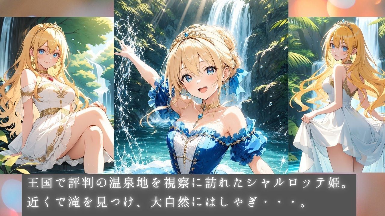 着エロ温泉交尾 清純プリンセス6 〜滝壺で濡れて、温泉でポロリ。 若女将の浴衣を脱がせちゃう夜〜 サンプル2ページ目