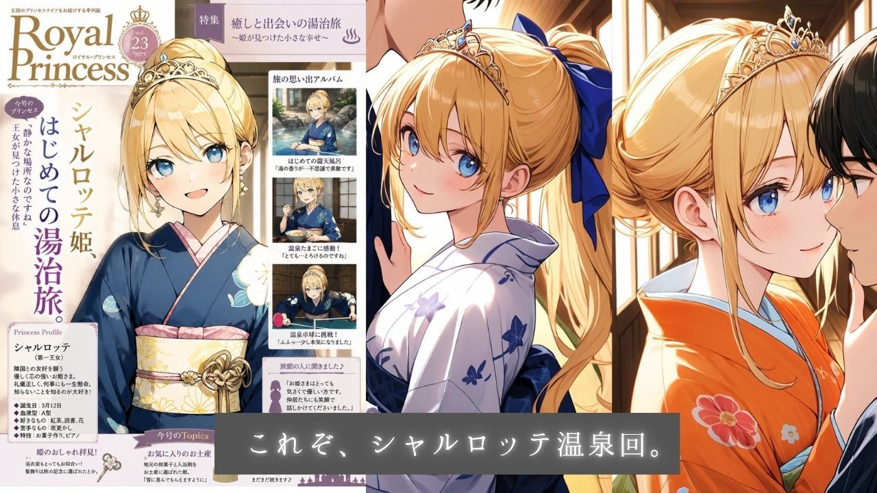 着エロ温泉交尾 清純プリンセス6 〜滝壺で濡れて、温泉でポロリ。 若女将の浴衣を脱がせちゃう夜〜 サンプル7ページ目