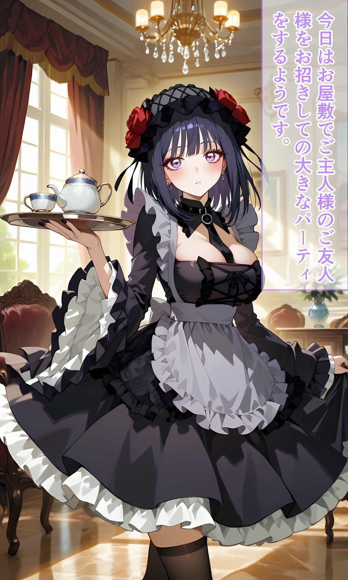 超ドMメイドしずくちゃんの一日  前編 サンプル1ページ目