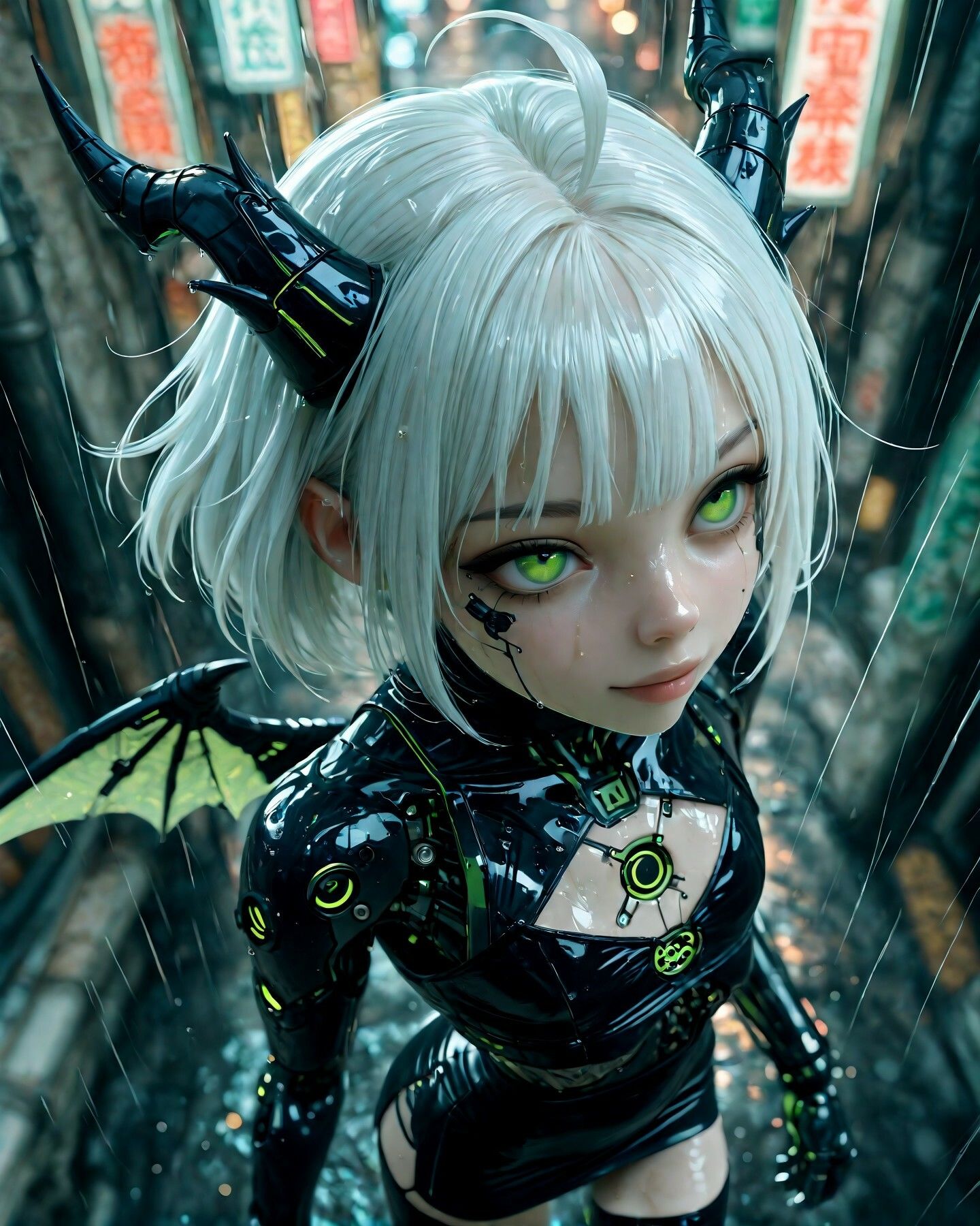 悪魔っ娘アンドロイド美麗CG集 サンプル1ページ目