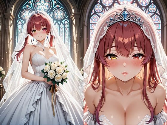 【甘々彼女記録。Ep06】宝〇  マリン   甘々ウェディング編 500枚CG集 サンプル1ページ目