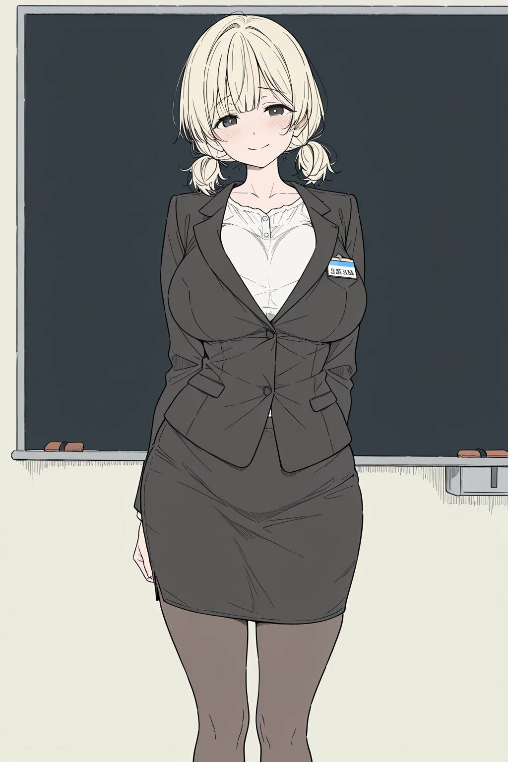 金髪ツインテール教育実習生とめちゃくちゃ中出しセックスした サンプル5ページ目