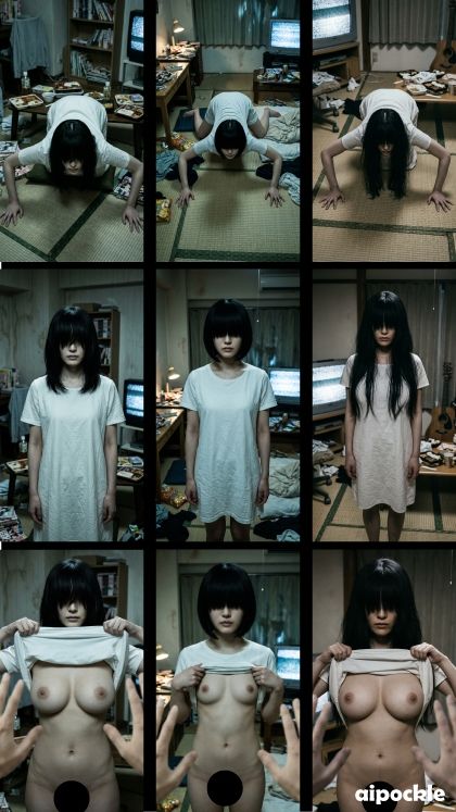 悪霊女のおっぱい、揉みまくり動画集。 サンプル1ページ目
