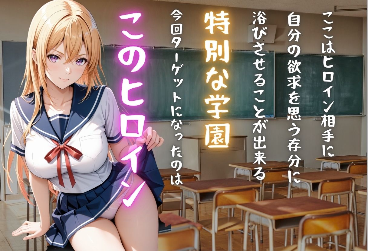 【学園ヒロイン〜俺たちの肉便器〜】食◯のソーマ〜薙◯ えりな編〜 サンプル1ページ目