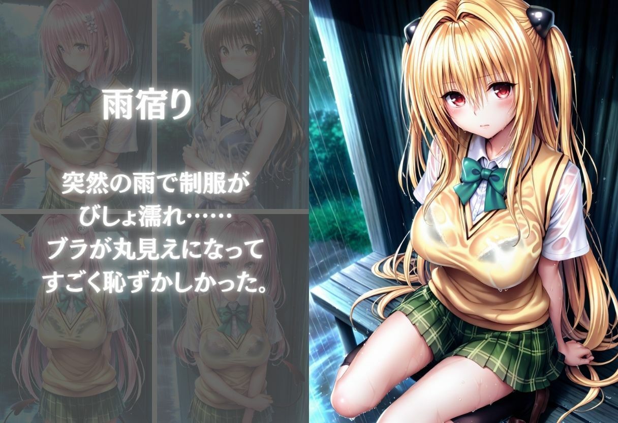 雨宿りの濡れ透け制服美少女を自宅で犯した話〜Vol.1〜 サンプル2ページ目