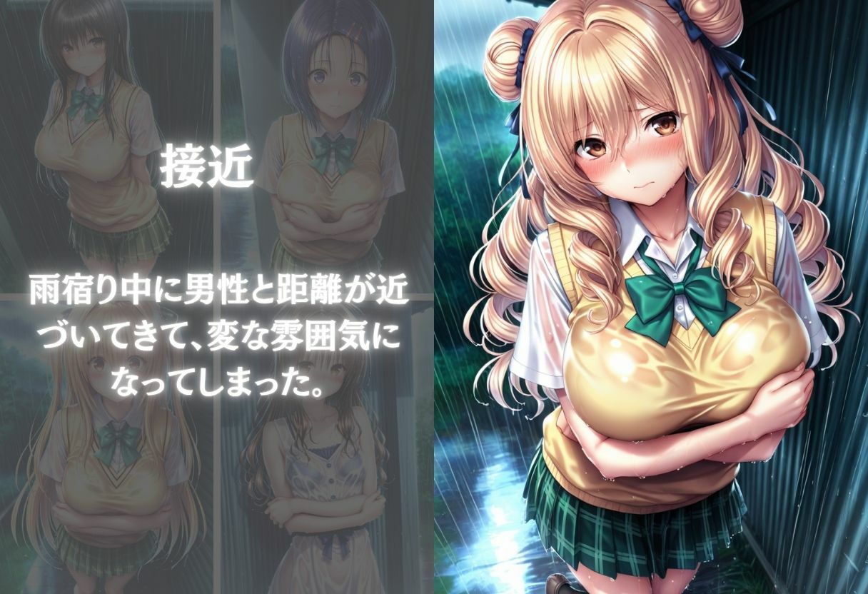 雨宿りの濡れ透け制服美少女を自宅で犯した話〜Vol.1〜 サンプル3ページ目