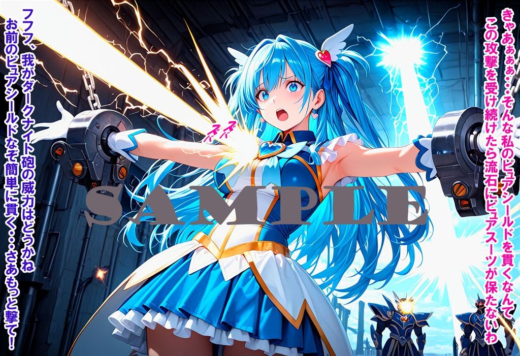 敵と戦いピンチになる魔法少女 Vol7 サンプル3ページ目