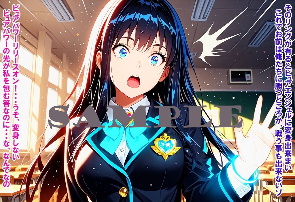 敵と戦いピンチになる魔法少女 Vol7 サンプル4ページ目