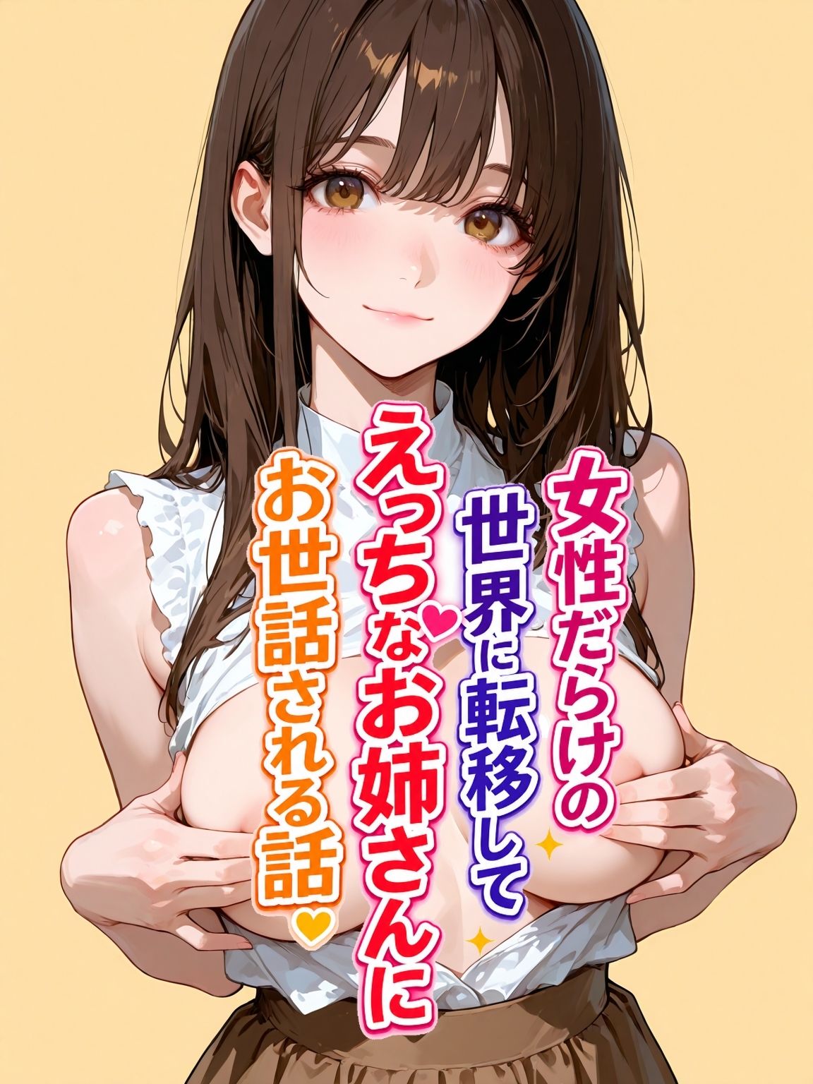 女性だらけの世界に転移してえっちなお姉さんにお世話される話 サンプル2ページ目