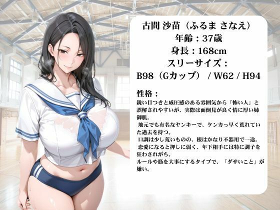 淫熟学園ー古間沙苗ー サンプル1ページ目