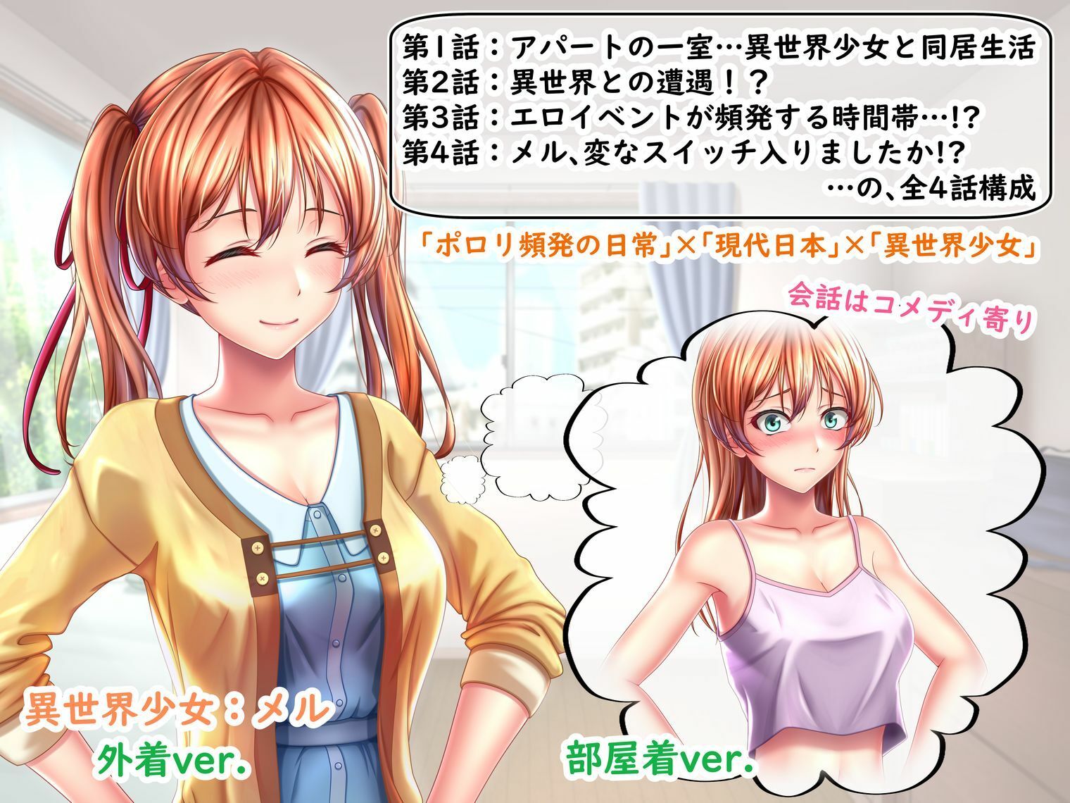 ポロリ頻発！？異世界少女と同居はじめました！〜ポロリが多くて目のやり場に困り…いや、凝視します！〜 サンプル6ページ目