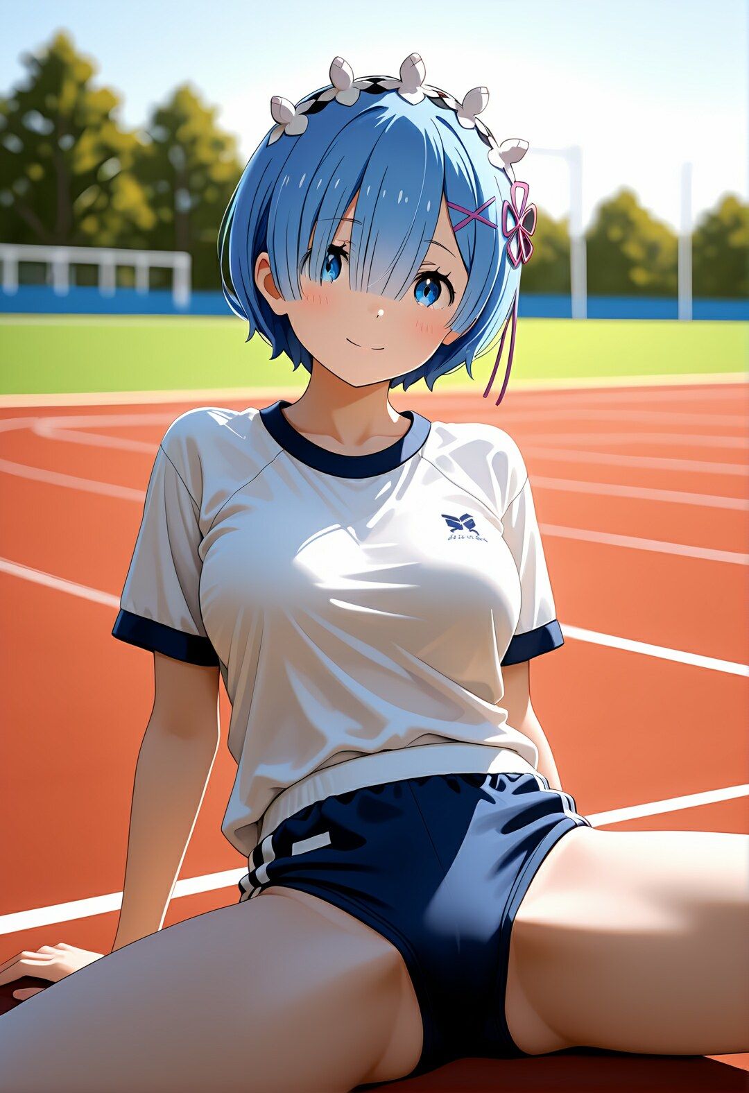 Re:School 〜青い髪の委員長レ〇が学校中で犯●れちゃう〜 サンプル4ページ目