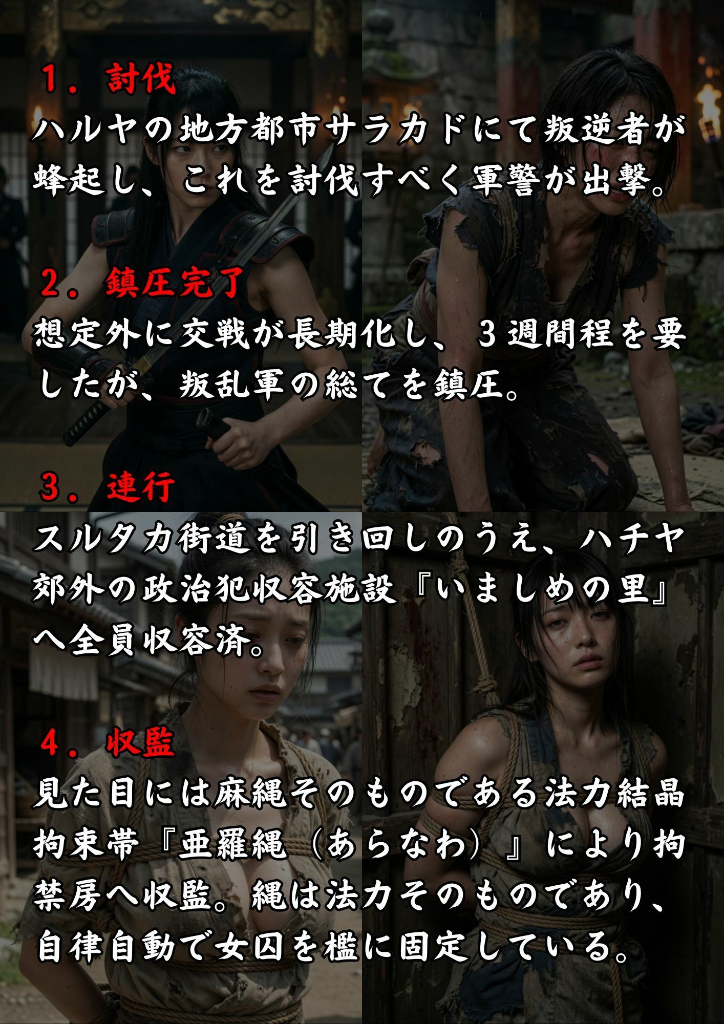 実写風拘束責めショート動画集  レンセレン審理院執刑映像資料集〜第四拷 国賊下手人仕置帖〜 サンプル2ページ目