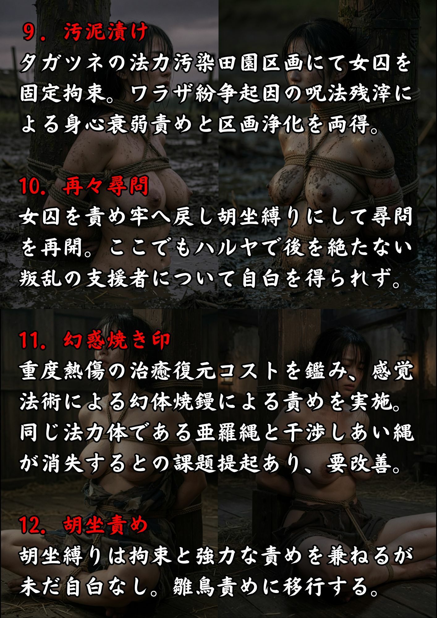 実写風拘束責めショート動画集  レンセレン審理院執刑映像資料集〜第四拷 国賊下手人仕置帖〜 サンプル4ページ目