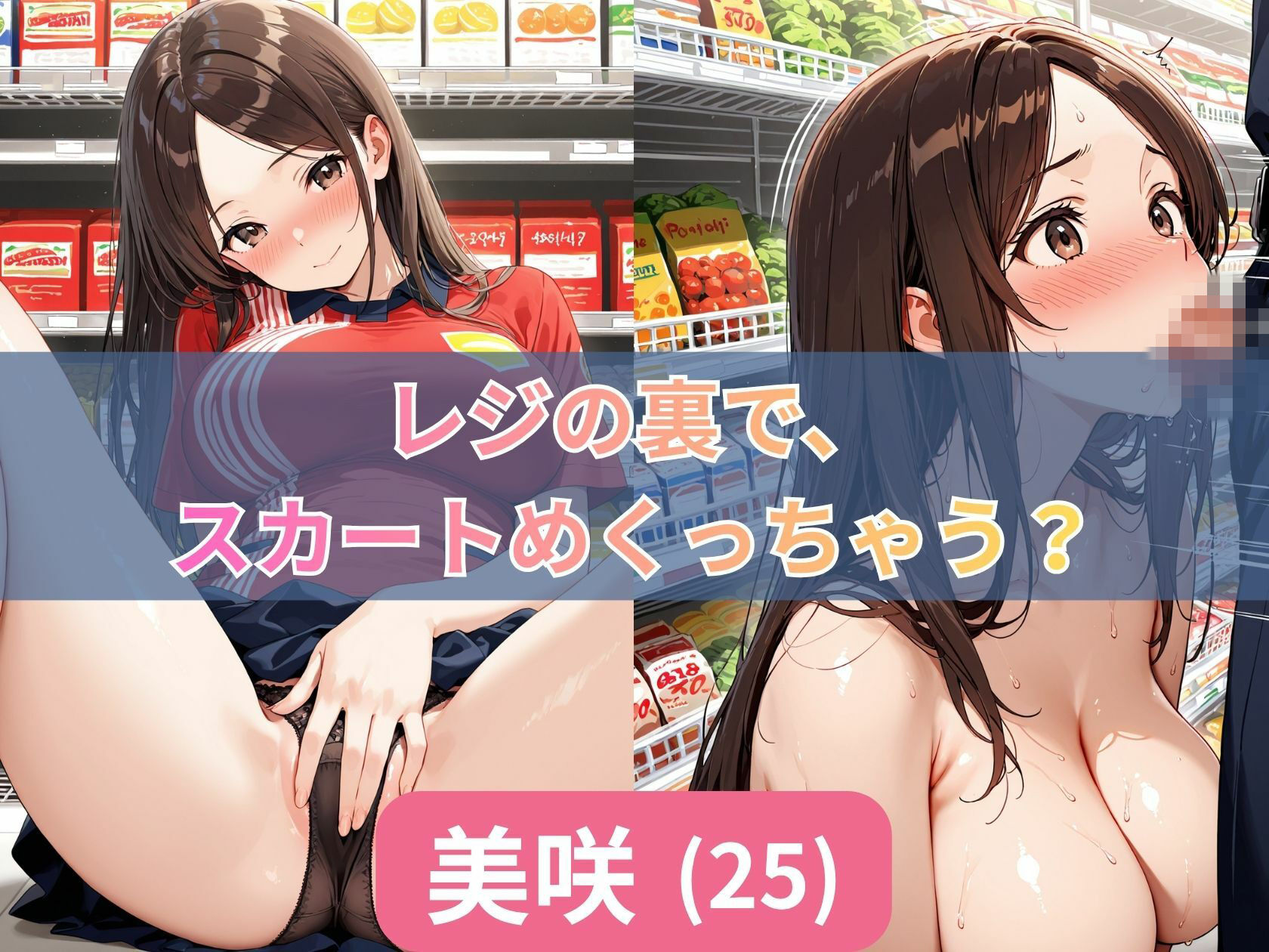 バイト先のはち切れ爆乳主婦4人と汗だくセックスする本 サンプル8ページ目