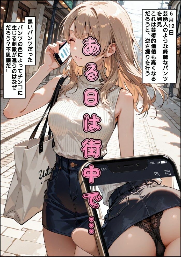 逆さ盗撮読本2 サンプル4ページ目