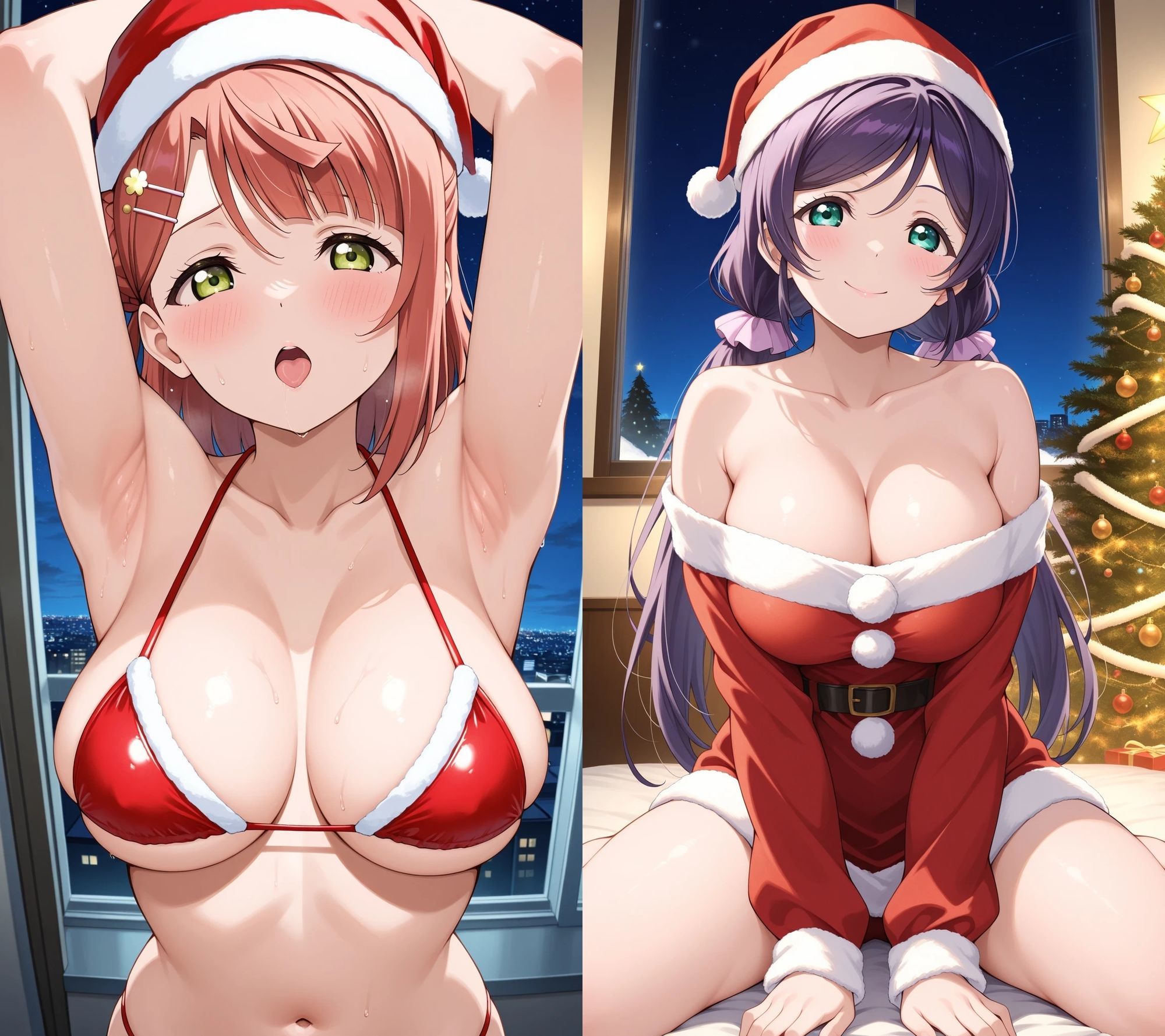 クリスマスのスクールアイドル サンプル1ページ目