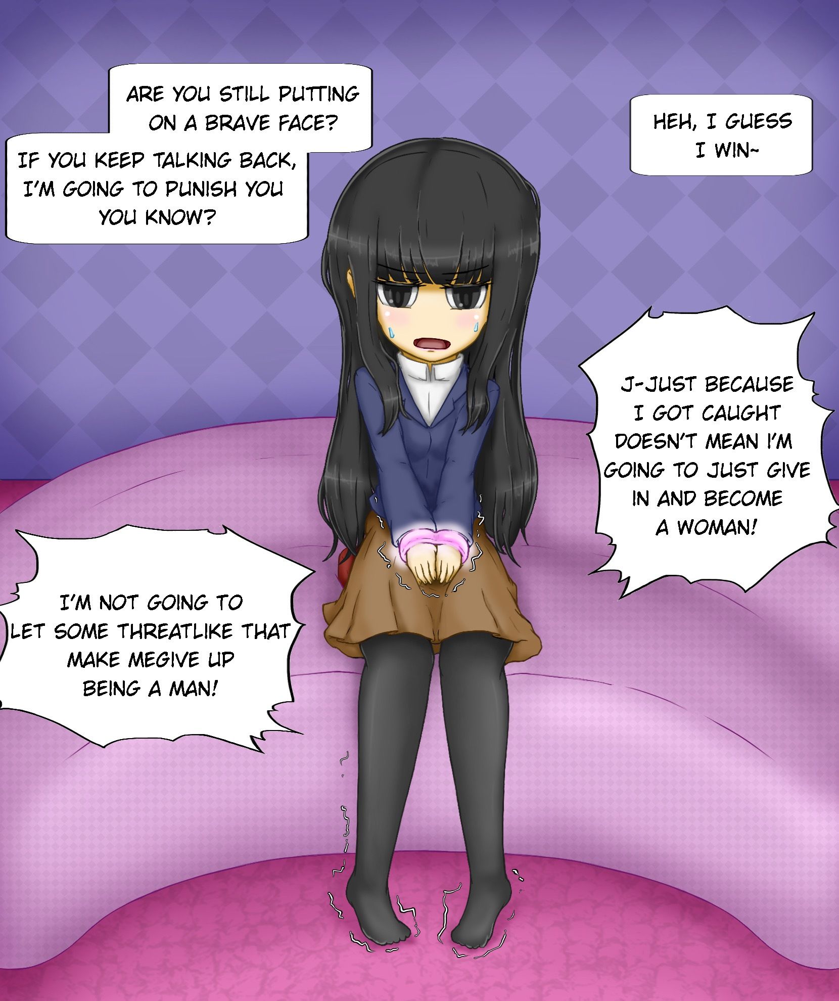 Girls world mini 〜The Protagonist Defeated by the Human Feminization Project〜 サンプル1ページ目