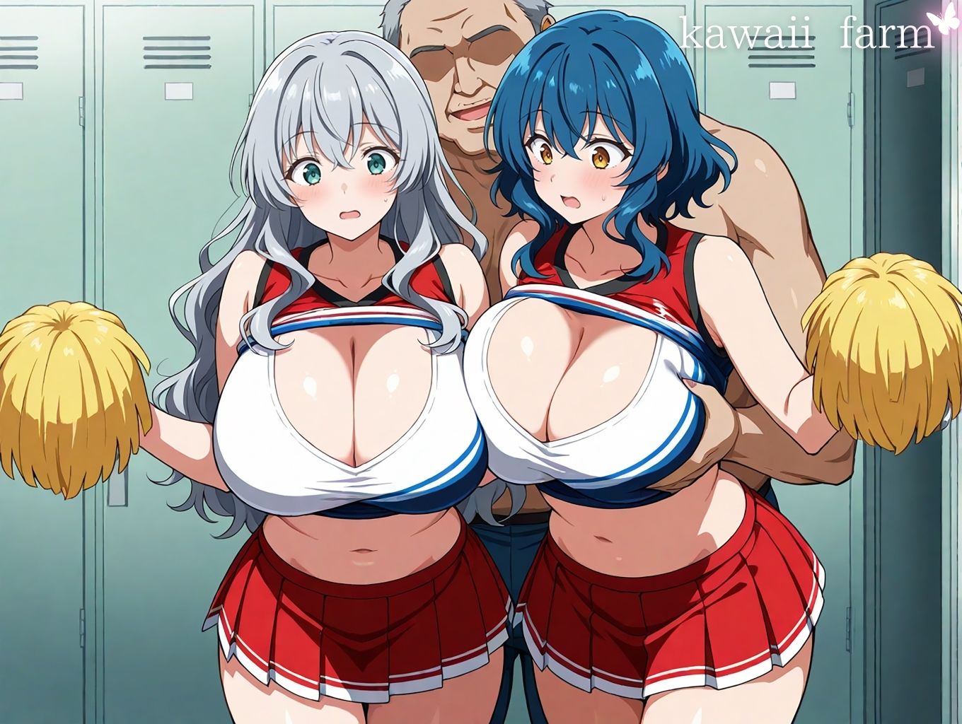 爆乳まみれ チアガールver. サンプル6ページ目