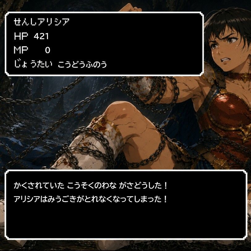 ゴブリンの巣穴-凄腕女戦士孕み袋堕ち サンプル1ページ目