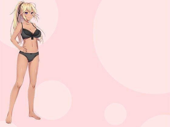 【立ち絵素材】金髪ポニテ褐色肌の少女剣士 フルセットPSDパック サンプル3ページ目