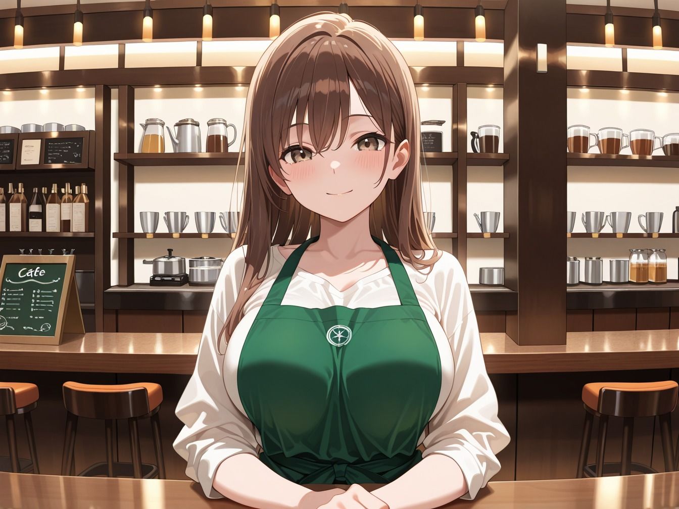 カフェバイトは俺の中出しハーレム サンプル1ページ目