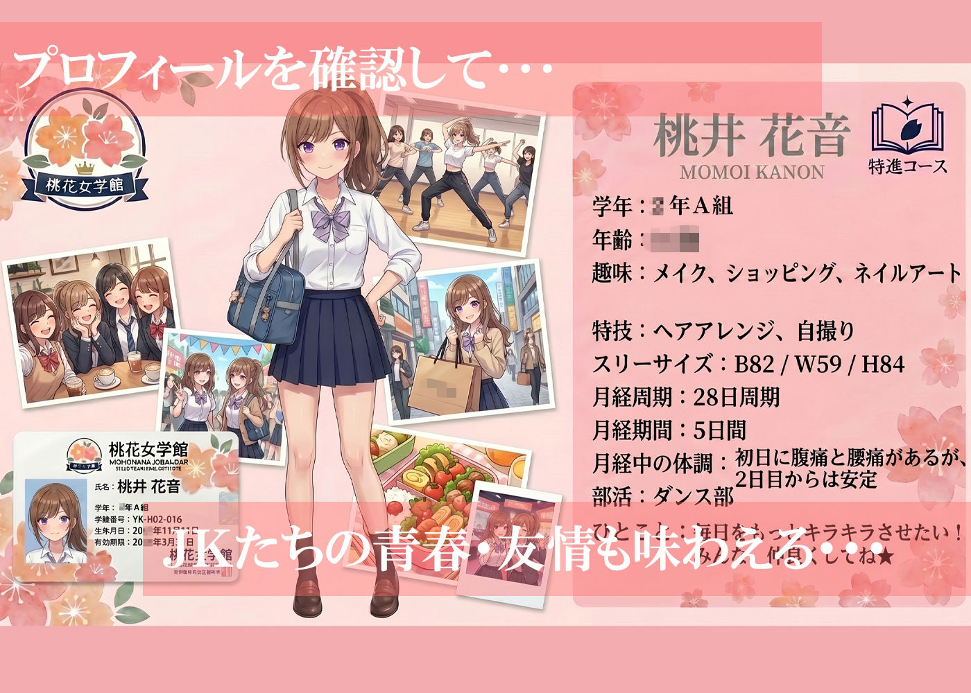 放課後奉仕活動中  放課後は自習室に集合！  Vol1  れいな・はなえ・かのん サンプル4ページ目