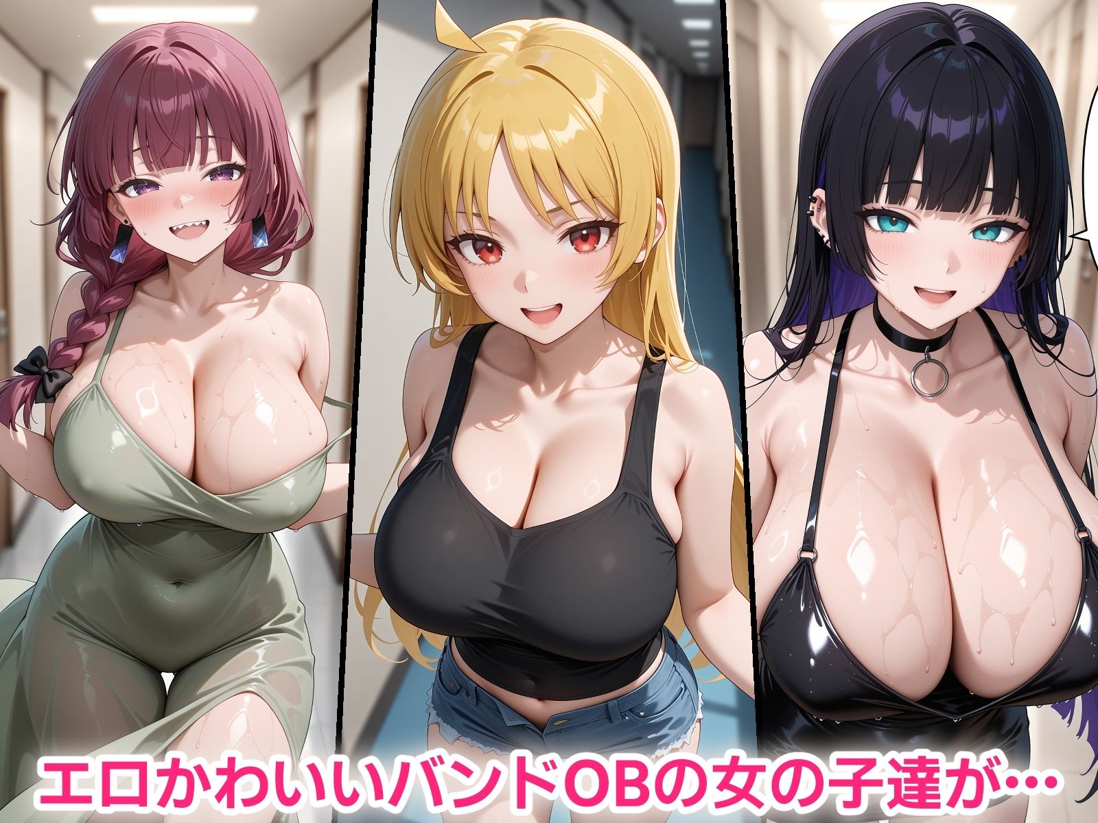 催●おじさんに寝取られる！バンドOBの女の子たち〜全員メス堕ち・孕ませ〜 サンプル1ページ目