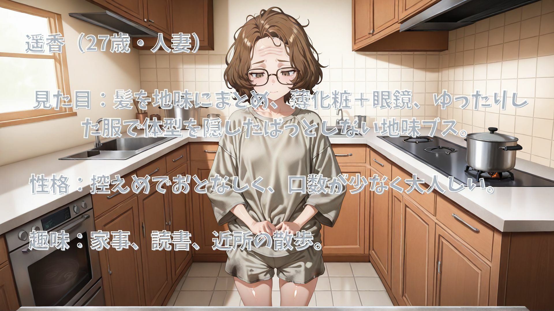 【4K】隣の地味ブス人妻を誘ったら夜の顔が爆乳美人すぎて不倫セックスしまくった サンプル2ページ目