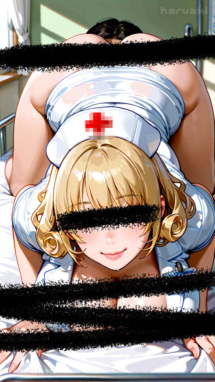 【AIアニメ巨乳美女写真集】Vol.14サキュバス系看護婦中島さんの搾精勤務しこしこ サンプル3ページ目
