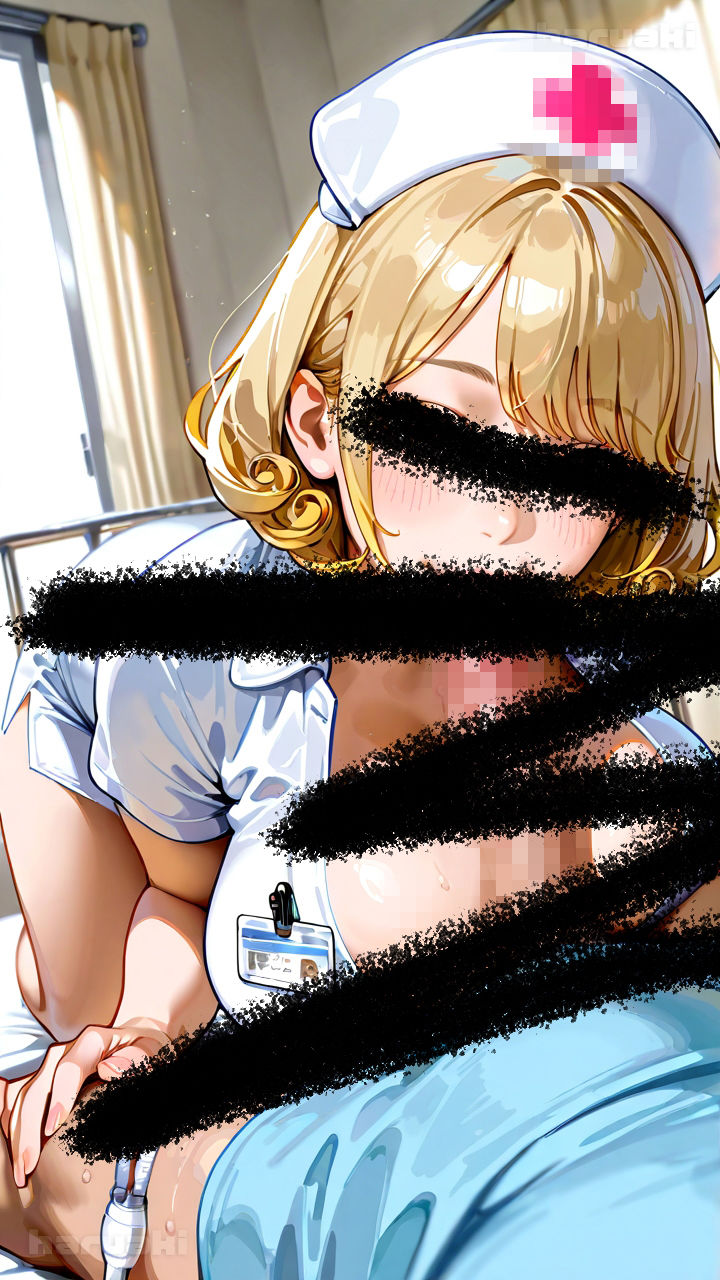【AIアニメ巨乳美女写真集】Vol.14サキュバス系看護婦中島さんの搾精勤務しこしこ サンプル4ページ目