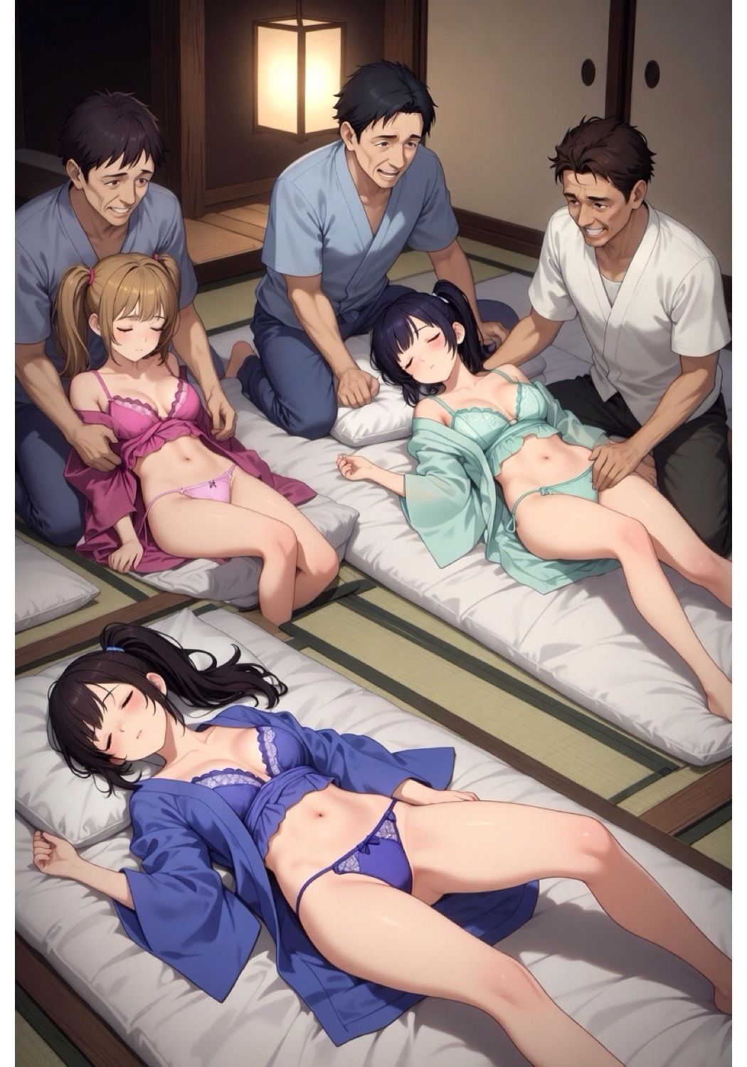 修学旅行の夜 サンプル3ページ目