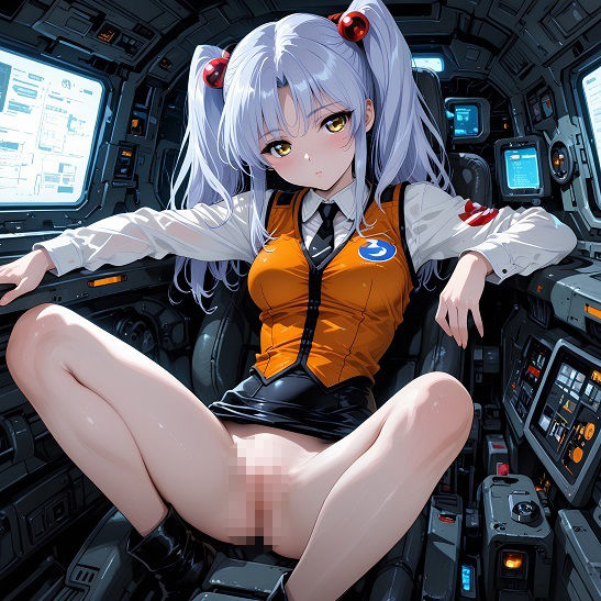 『【裏】機動宇宙戦艦の電子の妖精さん』AIの手で蘇る懐かしのヒロインシリーズ サンプル1ページ目