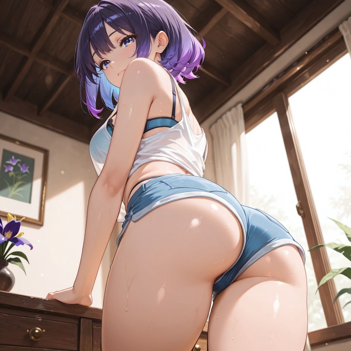 青原紫子〜可愛すぎる彼女の休日〜 サンプル6ページ目