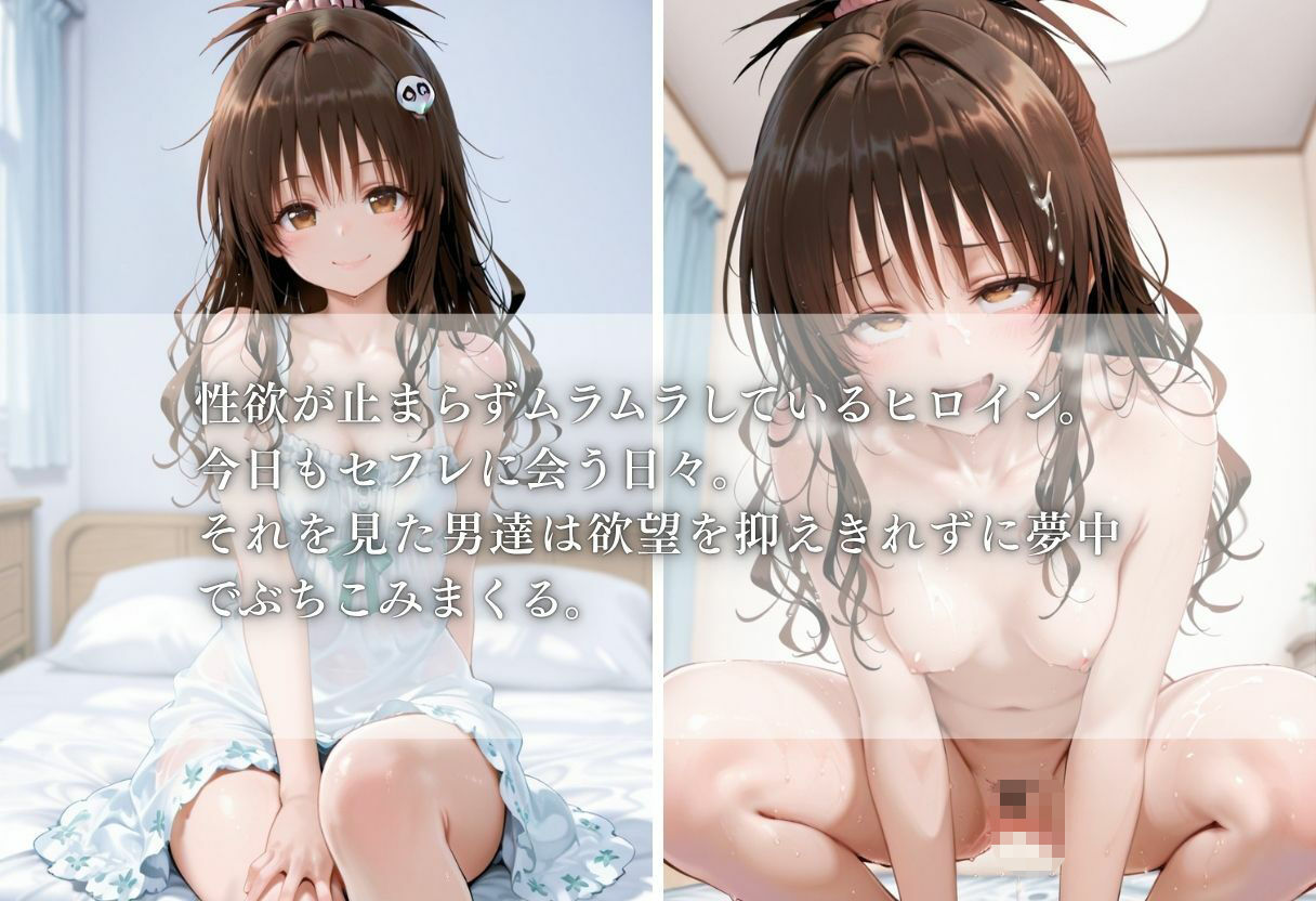 【清楚系ヒロイン】性欲が強すぎるヒロインがセフレと過ごす1日。vol.4 サンプル1ページ目