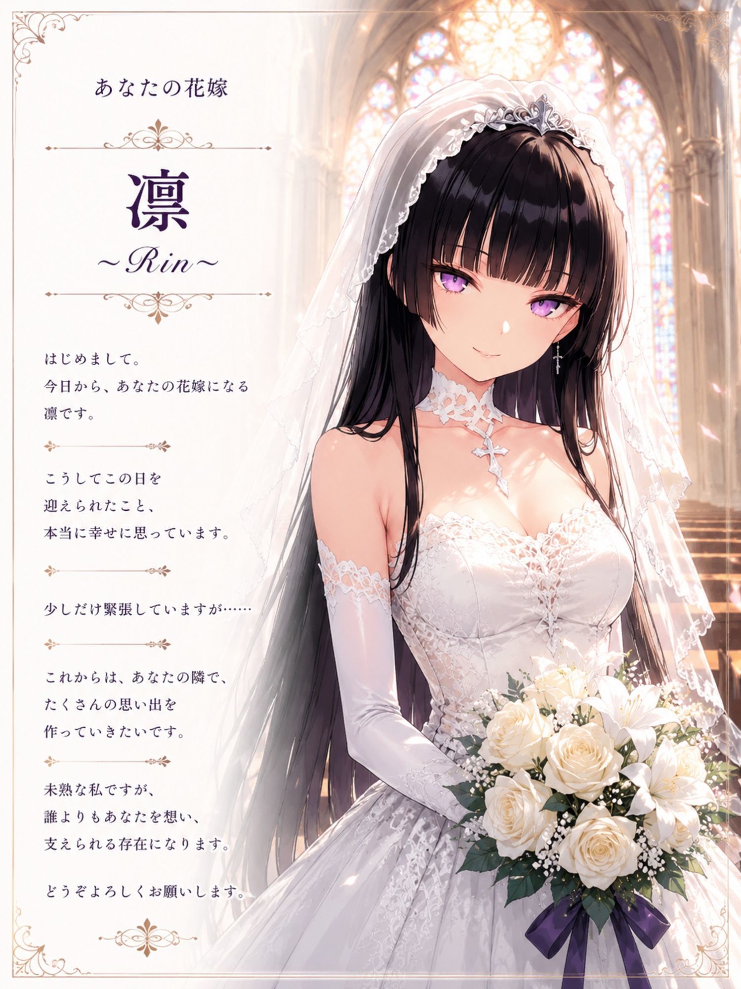 二人の花嫁と、あなたの永遠。 サンプル1ページ目
