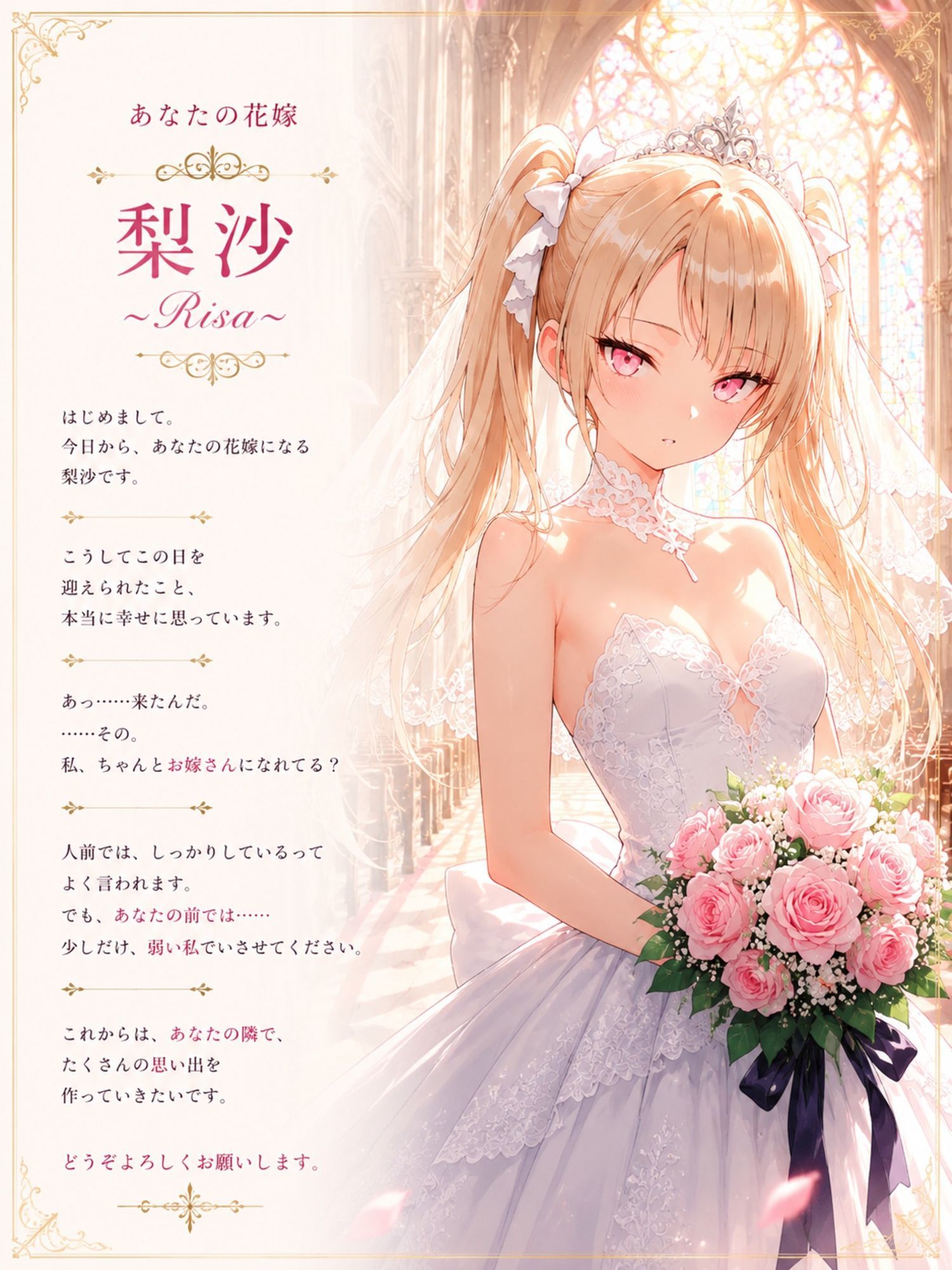 二人の花嫁と、あなたの永遠。 サンプル6ページ目
