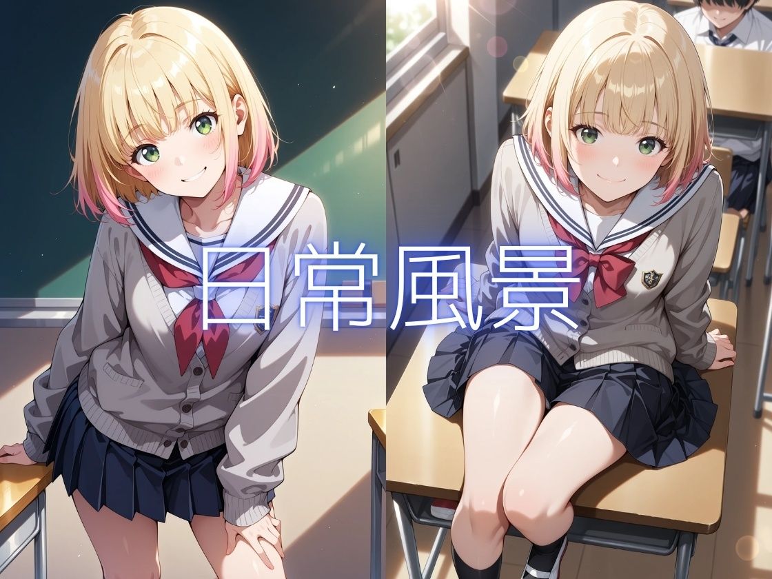 クラスメイトが可愛すぎてパンツ盗撮しておかずにしてたら3 サンプル2ページ目