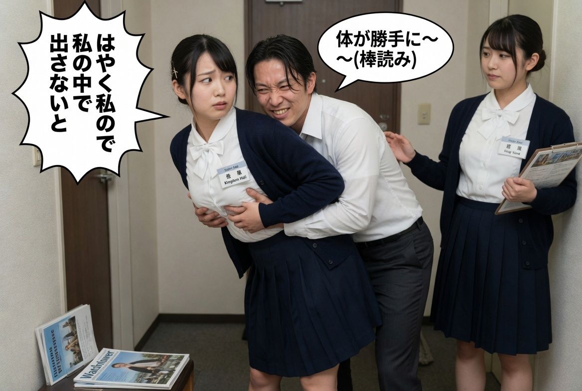 着衣巨乳の宗教勧誘〜悪霊に取りつかれたフリしたらおっぱい揉み放題だった件〜 サンプル1ページ目